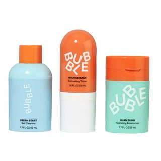 Bubble Skincare 3-Step Balancing Bundle, For Normal to Oily & Combo Skin,  set of 3