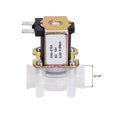 thumbnail image 2 of Válvula solenoide eléctrica de agua de latón G1/4 hembra DC12V N/C interruptor de flujo de entrada de agua, 2 of 3