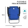 thumbnail image 3 of Silla Plegable de Playa Camping CJR Resistente Cómoda azul, 3 of 6
