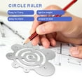 thumbnail image 2 of Leathers Cutting Tools Leathers Corner Punch Round Ruler Circle Template, 2 of 8
