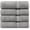 Grey, variant on Luxury Bath Towels Set - 3 Piece Set, 100% Cotton Bathroom Towels, Zero Twist, Quick Shower Towels, Absorbent Bath Towel, Super Soft, 1 Bath Towel, 1 Hand Towel, 1 Wash Cloths - Aqua Sky