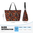 thumbnail image 2 of Large Beach Bags Water-resistant Sandproof - Lobster Squid Crab Cute Beach Tote Bags for Women with Zipper, 2 of 6