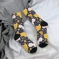 thumbnail image 5 of Logiee Mouse Cheese Print Adult Socks for Men & Women,Calf Socks, Ankle Socks,Boots Socks,Breathable Casual Sock,Unisex Crew Socks, 5 of 6
