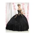 thumbnail image 2 of Women's Layla K Quinceanera Dresses | Vestidos De 15 Anos Ball Gowns New Collection Black And Gold 14 BLACK/GOLD, 2 of 5