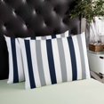 thumbnail image 4 of Farmhouse Stripe Art Body Pillow Cover, Pillowcase Protectors with Zipper, Breathable Decorative Throw Pillow Case Cover, Pillow Shams for Couch Sofa 24x36Inch, 4 of 7