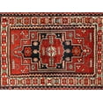 thumbnail image 1 of Ahgly Company Indoor Rectangle Traditional Dark Almond Brown Persian Area Rugs, 4' x 6', 1 of 6