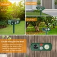 thumbnail image 4 of 2 Pack Upgraded Ultrasonic Animal Repellent Outdoor Solar Animal Repeller Waterproof with PIR Sensor & Strobe Flashing Lights Pest Repeller Animal Deterrent to Keep Deer Cat Dog Raccoon Mouse Fox Away, 4 of 6