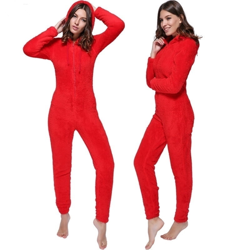 fleece jumpsuit womens