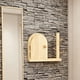 thumbnail image 5 of Adhesivo de pared para interruptor de lámpara, diseño minimalista de madera para puerta de cabina Beige, 5 of 8