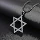 thumbnail image 3 of Colgante de estrella de Mogan David para hombre, cadena de aleación de alta calidad judía de Israel, collar de estrella de David, joyería Kb, 3 of 5