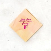 50pcs Custom Taco Bout a Cocktail Napkin,Personalized Printed Napkins,Watercolor, Marble, Party Decor, Graduation, Birthday, Milestone, Fiesta，party napkins for reception disposable decorative 5"x5"