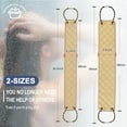 thumbnail image 3 of Exfoliating Back Scrubber with Handles, 39 Inch Double-Sided Back Exfoliator Body Scrub Towel, Exfoliating Washcloth Bath Tool for Use in Shower, Back Washer to Deep Clean Your Skin for Men & Women, 3 of 8