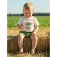 thumbnail image 3 of BemeyourBBs Toddler Baby Boys Golf Outfits Infant Boys 2Pcs Summer Clothes Short Sleeve Golf Clubs Embroidery T Shirt Tops with Shorts Set, 3 of 9