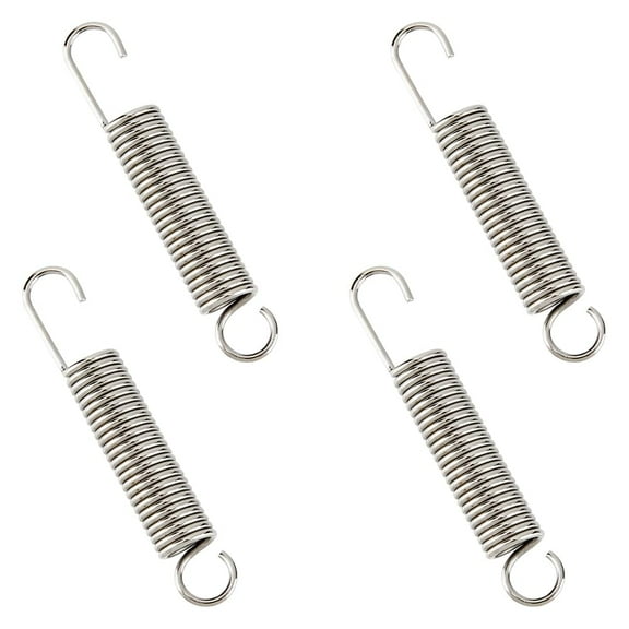 4PCS 3.54 inch Recliner Replacement Springs Steel Sofa Mechanism Tension Springs Long Neck Hook Spring for Sofa Recliner Chair Bed Furniture Replacement Parts