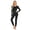 Black, variant on Womens Thermal Underwear Set – Lightweight Base Layer Long Johns & Shirt – Warm Winter Pajamas & Cold Weather Base Layer