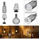 thumbnail image 3 of Decorative Table Lamp Retro Table Lamp Cage Night Light Retro (No Battery) Powered Wine Bottle Bedroom Table Lamp 1pc, 3 of 5