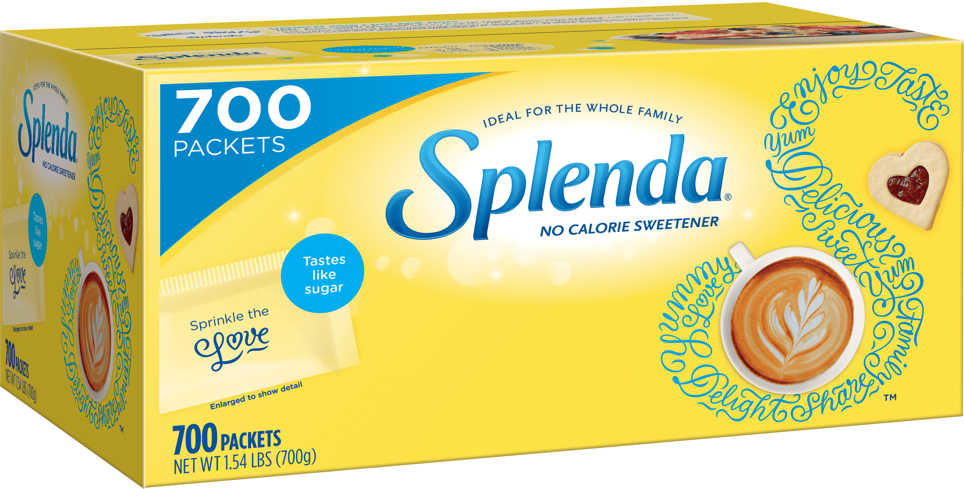 Splenda No Calorie Sweetener, 700 Packets - Walmart.com - Walmart.com