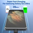 thumbnail image 3 of Type C Android Charger 25W, 2-Pack USB C Wall Charger Block, Super Fast Type-C Charger and 6ft Phone Charging Cable Compatible for Samsung Galaxy S24/S23/S22/S22 Ultra, Black, 3 of 9