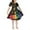 Colorful Butterfly, variant on Renewold Colorful Butterfly Princess Dresses for Girls 9-10 Years Old Summer Beach Dresses Novelty Short Sleeve Midi Dress Personalized One-Shoulder Dress