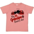 thumbnail image 3 of Inktastic My Grandpa Loves Me with Cute Ladybugs Boys or Girls Toddler T-Shirt, 3 of 5