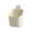 Beige, variant on Small Beige Wall Mounted Storage Basket, Compact Plastic Organizer for Bathroom Kitchen, Stackable Hanging Basket with Easy Installation