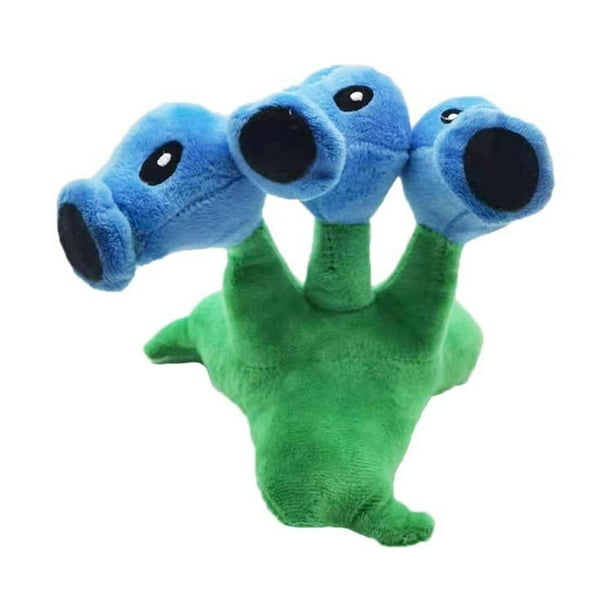 Juguete de peluche JHESAO Pea Plants and Zombies Peashooter Three Peater