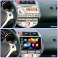 thumbnail image 4 of RoverOne Coche Radio Estéreo GPS Navegación Autoradio CarPlay Android Auto para Honda Jazz City 2002 - 2007, 4 of 5