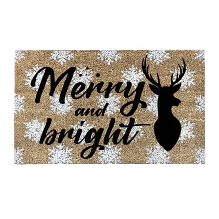 

Door Outside Welcome Door Christmas Mats for Front Mats Home Decor | Deals of the Day Clearance Christmas Decorations Indoor