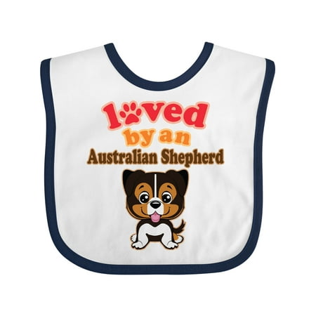 

Inktastic Australian Shepherd Dog Cute Gift Baby Boy or Baby Girl Bib