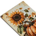 thumbnail image 7 of 1, Rustic Pumpkin and Sunflower metal sign, 8x12 inch, Vintage floral wall Art, Cafe Garage Ironwork, Home Bedroom Interior/outdoor decor, Craft Tools and supplies, Iron material, 7 of 7