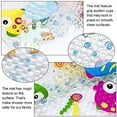 thumbnail image 2 of Cartoon Non Slip Bathtub Mat for Kids, Non-Slip Bath Shower Mat Massage Mat Floor Tub Mats for Toddlers Children Baby with Strong Suction Cups, 15.5 * 27 Inch Clear Sea Animal, 2 of 8