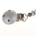 thumbnail image 3 of Soporte de Cuerdas de Chupete para Cadena Anti- / Longitud de 32 cm Plata Hugo Cadena de chupete de madera, 3 of 10