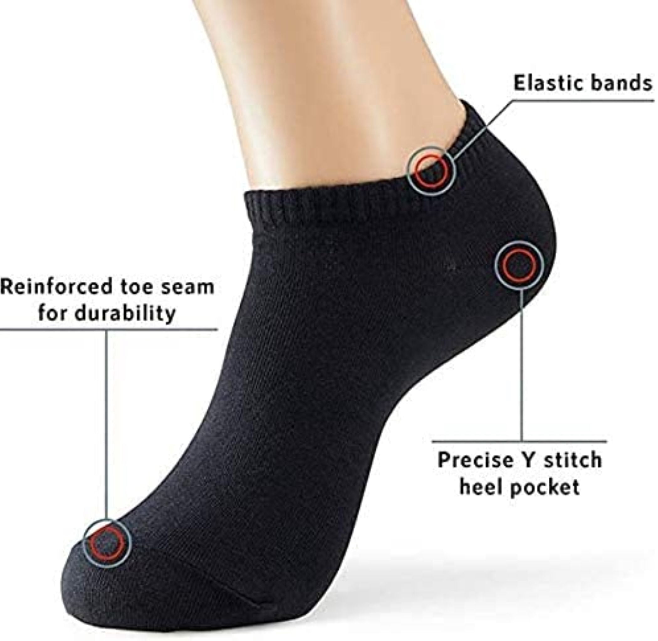 Trail maker Women’s Ankle Socks,100 Pairs Bulk, Moisture-Wicking Ankle Socks for Women size 9-11, Heat & Cold Resistant, Bulk Men’s Socks for Work, Everyday Wear & Homeless Donation