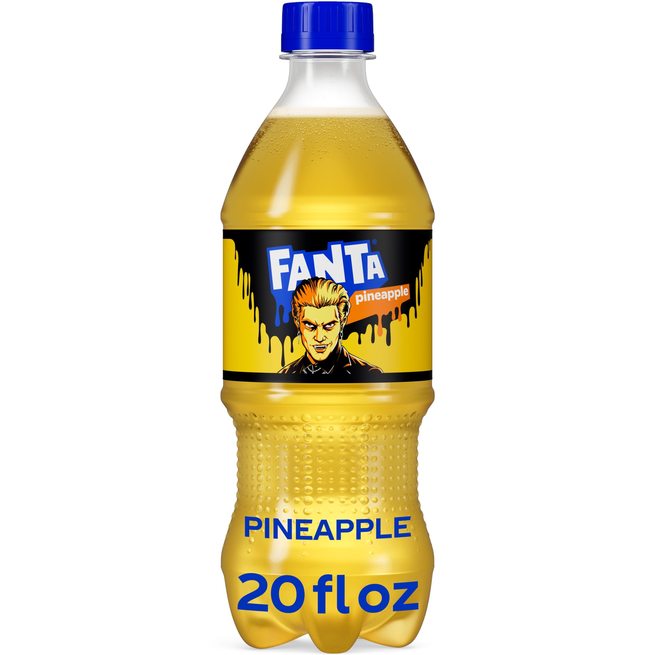 Fanta Pineapple 2 Liter Bottle, Delicious Fruit Soda Pop Beverage