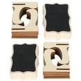 thumbnail image 3 of Wood Mini Chalkboard,2 Set Wood Mini Place Cards Chalkboard Mini Wooden Blackboard Exquisite Design, 3 of 14