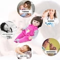thumbnail image 4 of Muñeca 45cm Simulación Baby Doll Niño Vinilo Educación Durmiendo Reborn Doll (A), 4 of 5