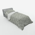 thumbnail image 3 of Ambesonne Floral Bedding Set 4 Pcs, Damask with Ethnic, Queen, Reseda Green White, 3 of 3