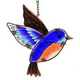 thumbnail image 3 of Home Decor Bluebird Sun Catcher Glass Hand Painted 11907, 3 of 3