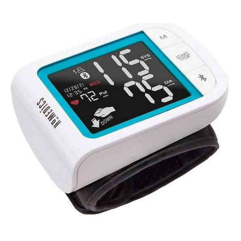 HoMedics Premium Wrist Blood Pressure Monitor Personal blood pressure  monitor with Bluetooth® app connectivity at Crutchfield