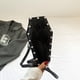 thumbnail image 4 of Bolso cruzado para mujer con forma de ataúd, bolso de compras con bordado gótico de PU (negro), 4 of 6