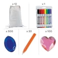thumbnail image 2 of DIY Medium Canvas Drawstring Bag Kit Assortment May Vary, 2 of 2
