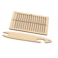 thumbnail image 1 of Belt Weaving Loom Kit, Weaving Loom Kit Easy To Install Weaving Tools Improve Concentration 2 Pcs  for Home, 1 of 7