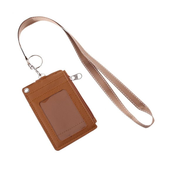 Business Credit Card ID Badge Coin Purse Holder Neck Strap Lanyard Keychain