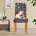 thumbnail image 4 of Yayeee 2 Pack Dining Chair Covers Stretch Parson Chairs Slipcovers Seat Protector, Small Space Pattern, 4 of 6