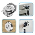thumbnail image 6 of Worgeous 1 Set Drawer Lock with Keys Cabinet Lock With Keys Drawer Lock File Cabinet Lock and Key, 6 of 8