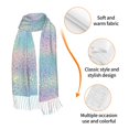 thumbnail image 3 of Shawl Wraps for Women - Colorful lightning Pattern Oversized Fall Winter Fashion Blanket Scarf for Women, 3 of 6