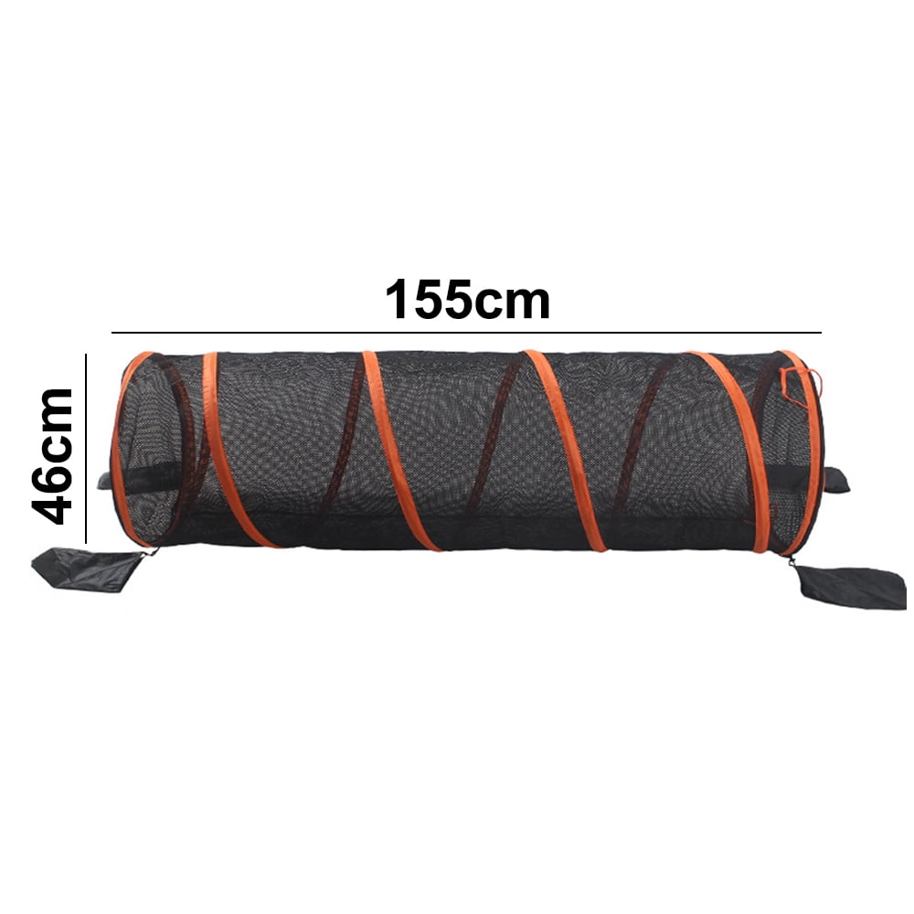 Cat Play Tunnel for Indoor and Outdoor, Cat Play House, Cat Enclosures Easy to Connect with Cat Tent with Two Zipper Doors Outside Cat Enclosure,