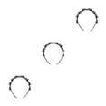 thumbnail image 1 of Guardurnaity Pinza para el cabello Banda doble Aro para el cabello antideslizante Capas múltiples Diseño hueco Diadema Accesorio para la cabeza Type1 NO1, 1 of 6