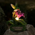 thumbnail image 3 of VP Home Welcome Hummingbird Solar Powered LED Outdoor Decor Garden Light, 3 of 8