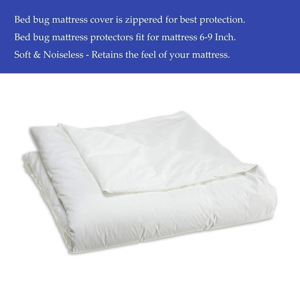 Mattress or Box Spring Protector Covers, Bed Bug Proof/Water